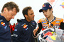 Crew-Chief Mike Leitner, Alberto Puig und Dani Pedrosa