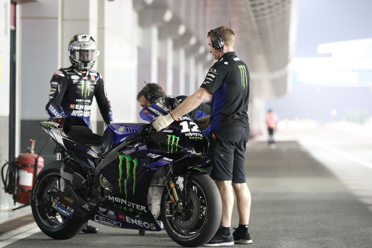 Maverick Viñales war bei den Tests in Katar am Schnellsten