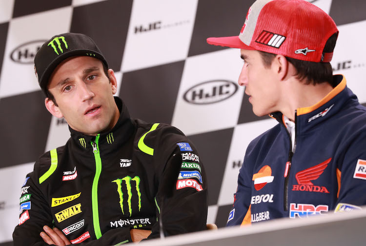 Johann Zarco und Marc Márquez