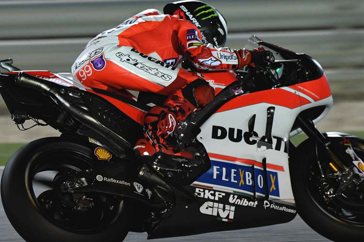 Ducati-Werksfahrer Jorge Lorenzo