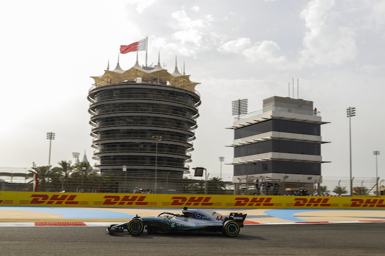 Lewis Hamilton in Bahrain