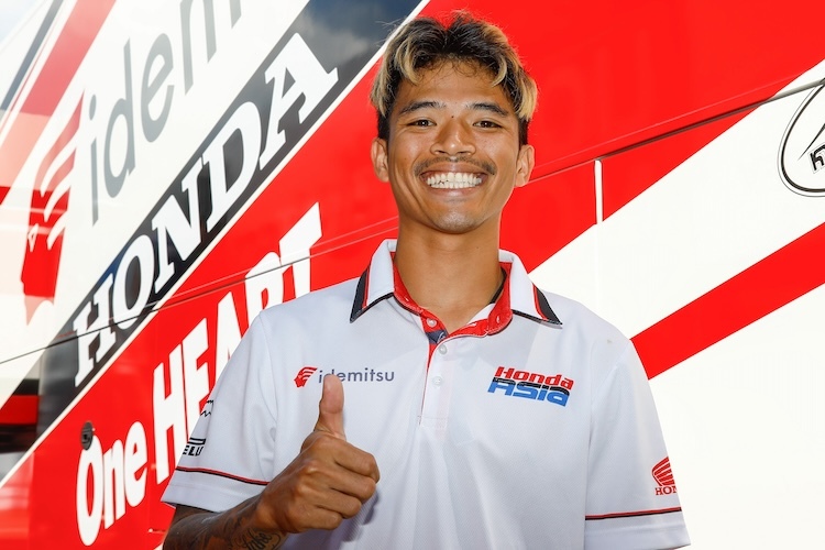 Daumen hoch für die MotoGP von Somkiat Chantra