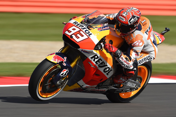 Marc Márquez im Silverstone-Training