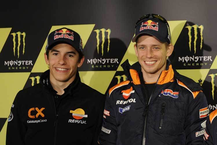 Marc Márquez und Casey Stoner in Le Mans 2012