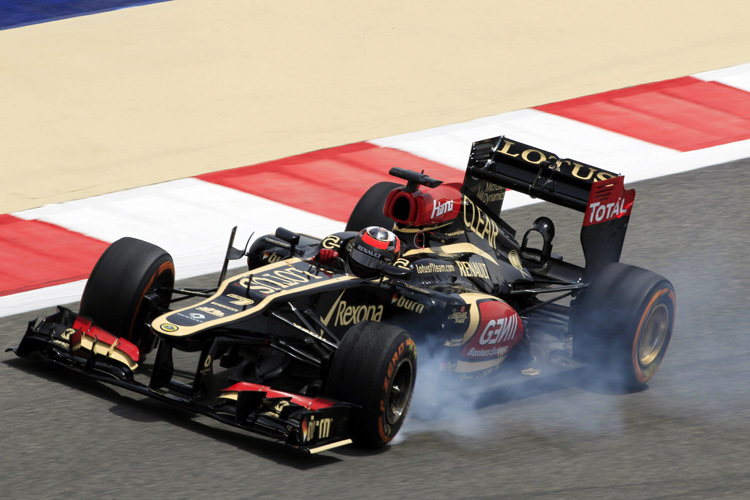 Schneller Eismann: Kimi Räikkönen stellte in Bahrain die erste Bestzeit des Jahres auf