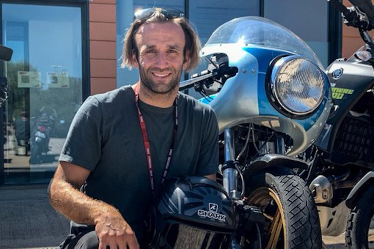 Johann Zarco mit der Ducati von 1981