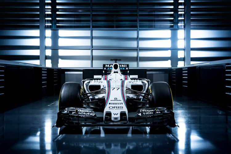 Der neue Dienstwagen von Felipe Massa und Valtteri Bottas trägt die kultige Martini-Racing-Lackierung