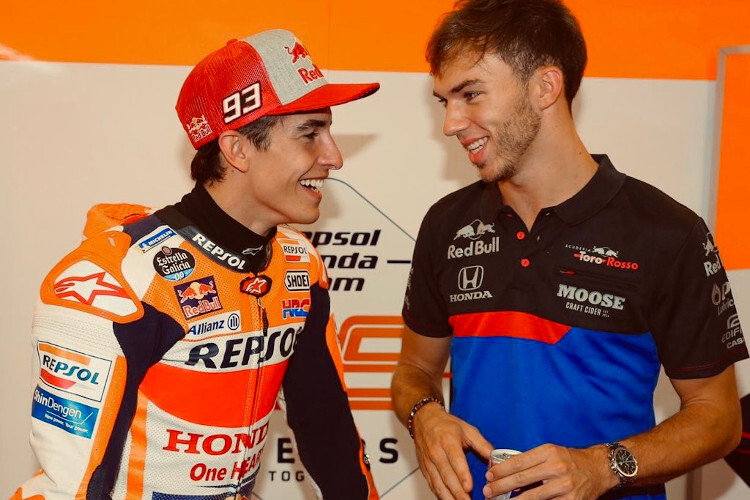 Marc Márquez verstand sich bestens mit Pierre Gasly