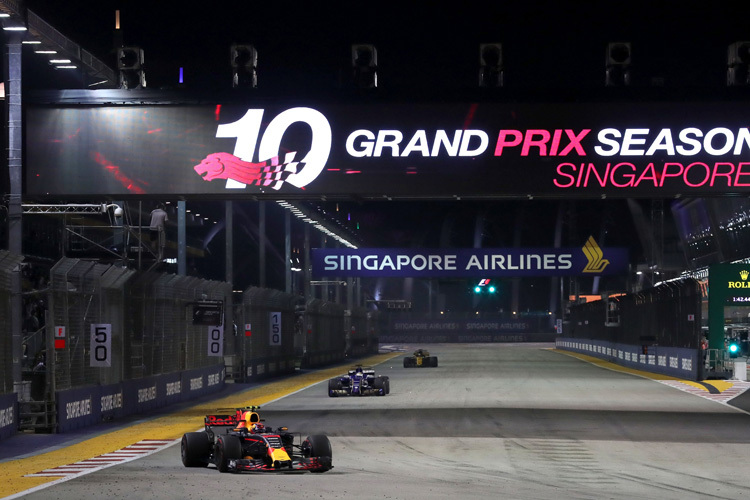 Max Verstappen in Singapur