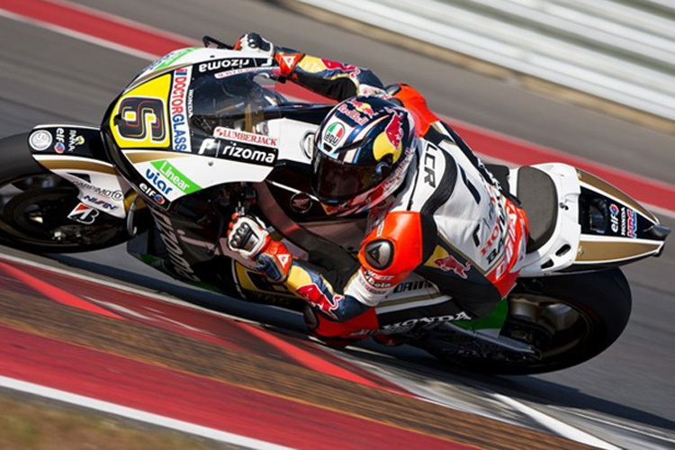 Stefan Bradl beim Test in Texas