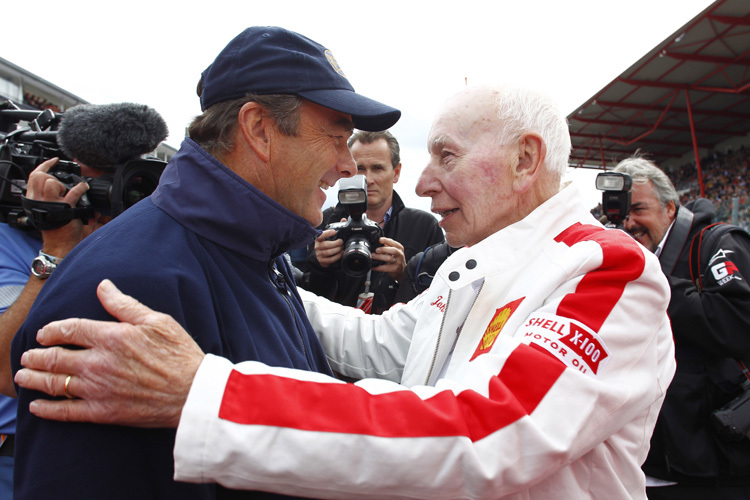 Rennlegenden unter sich: Nigel Mansell und John Surtees