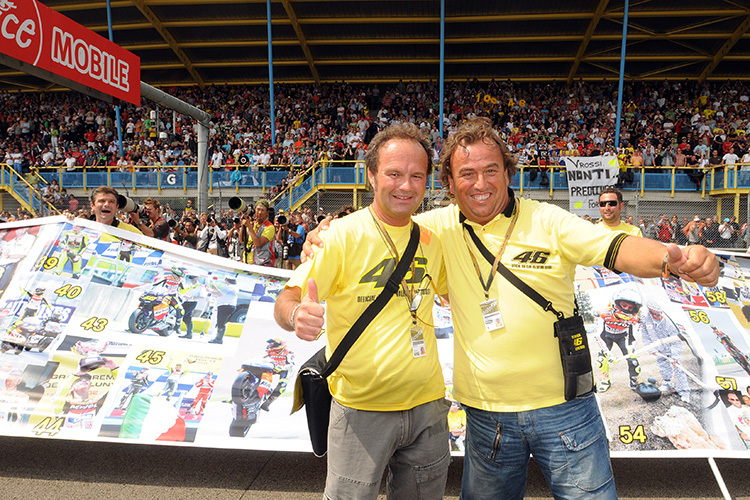 Assen 2009: Rossis Fanclub-Manager waren begeistert