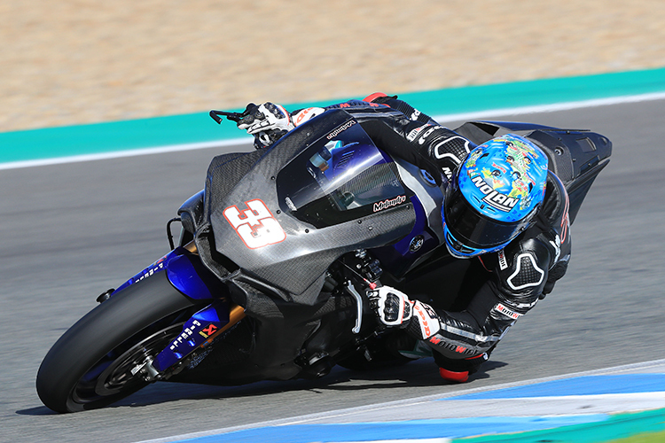 Den ersten Yamaha-Test absolvierte Marco Melandri in Jerez