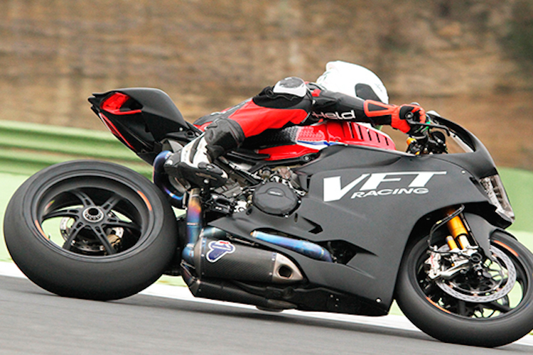 Fabio Menghi beim Test in Vallelunga