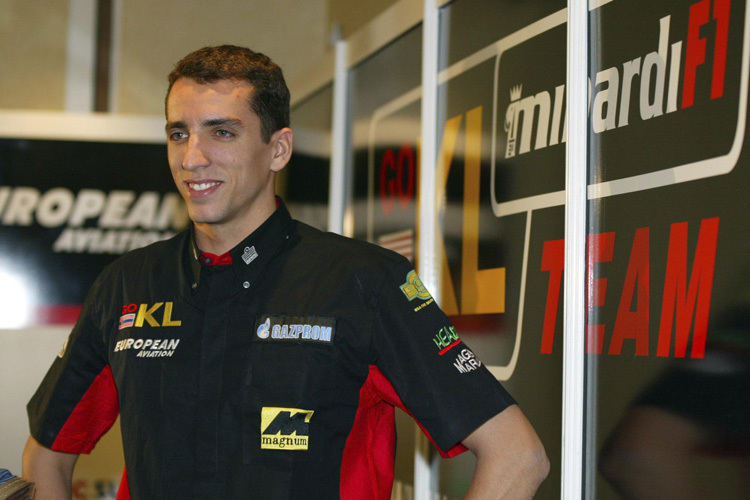 Justin Wilson 2003 bei Minardi