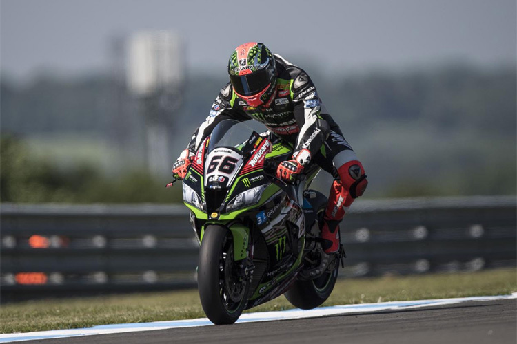 Tom Sykes in Donington Park am Limit