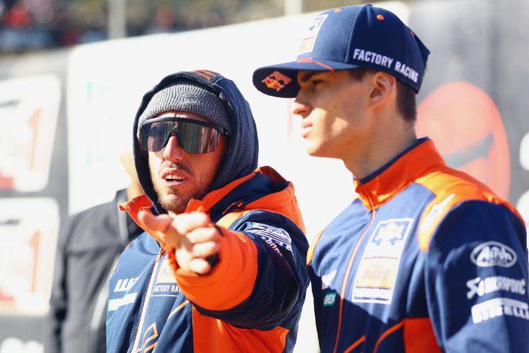 Tony Cairoli (li.) mit Andrea Adamo