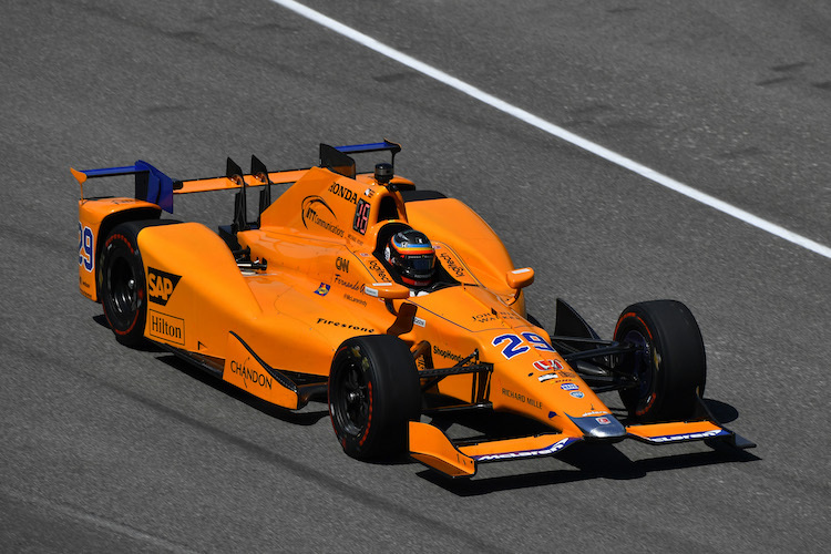 Fernando Alonso im Indy-Training