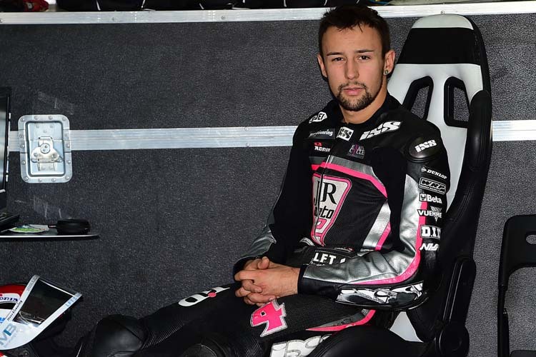 Randy Krummenacher beim Valencia-Test mit JiR im November