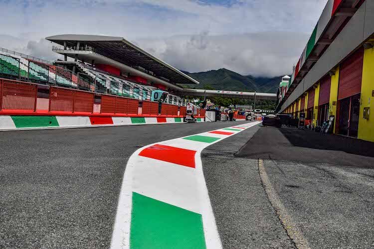 Noch herrscht in Mugello Stille, bald sorgen die Bikes und Fans für die richtige Geräuschkulisse