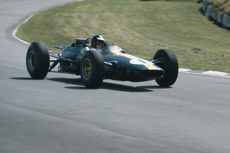 Jim Clark eroberte 1964 im ersten Formel-1-Lauf auf dem Brands Hatch Circuit den Sieg