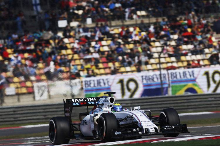 Williams-Pilot Felipe Massa: «Ich werde an meinem Start arbeiten müssen, den der war heute neben dem Tempo der einzige Schwachpunkt»