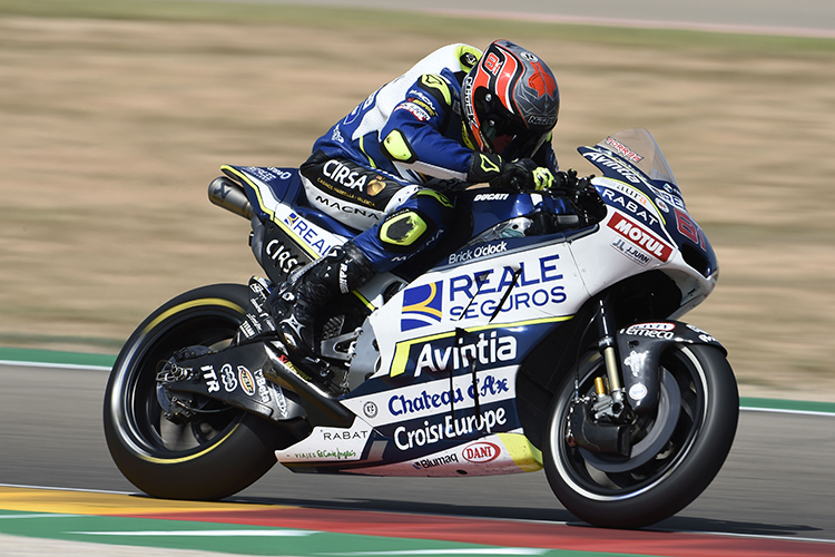 Jordi Torres auf der MotoGP-Ducati von Avintia