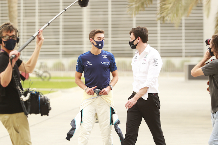 Toto Wolff und George Russell