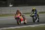 Marc Marquez und Valentino Rossi 2013 in Katar
