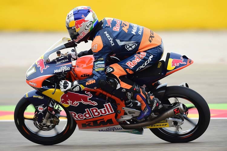 Brad Binder kann in Aragón bereits Moto3-Weltmeister werden