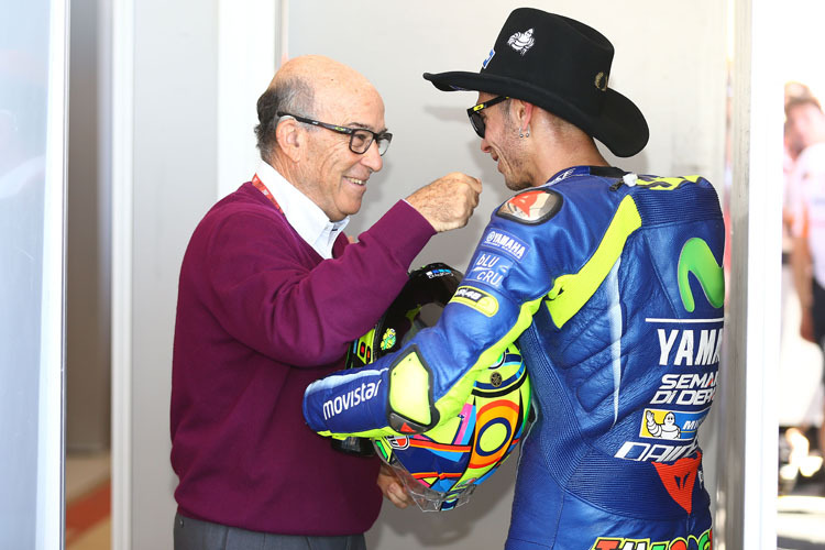 Dorna-CEO Carmelo Ezpeleta will Valentino Rossi noch nicht auf seinen Rücktritt ansprechen