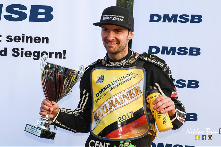 Kevin Wölbert wurde Deutscher Speedway-Meister 2017