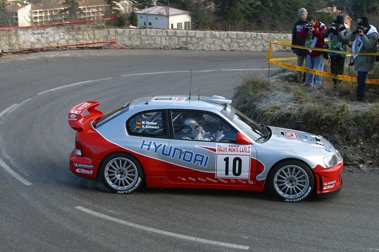 Armin Schwarz im Hyundai ACcent WRC
