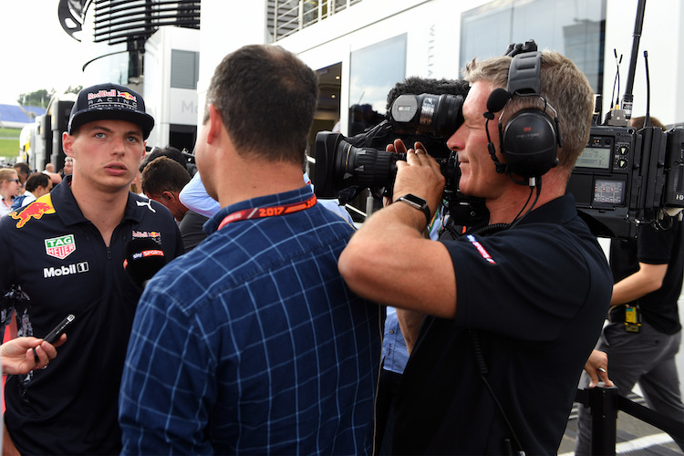 Max Verstappen und Ted Kravitz in Österreich 2017