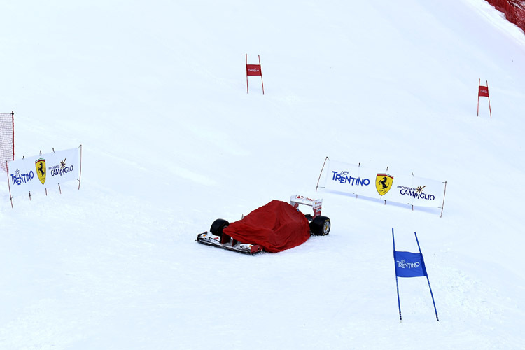 Madonna: Ein Ferrari im Schnee