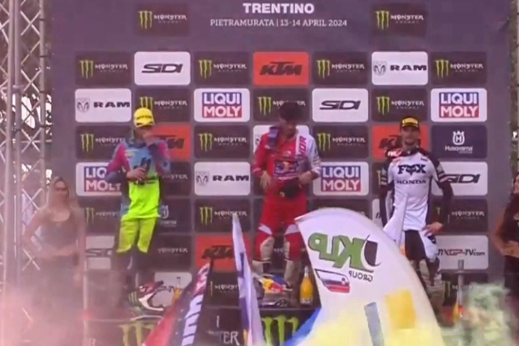Jorge Prado gewann im Trentino vor Romain Febvre und Tim Gajser