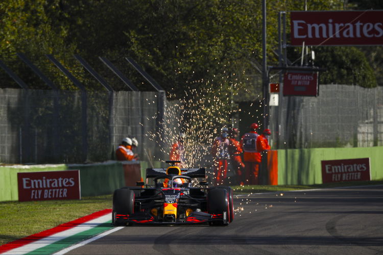 Max Verstappen: Am Speed mangelte es in Imola nicht