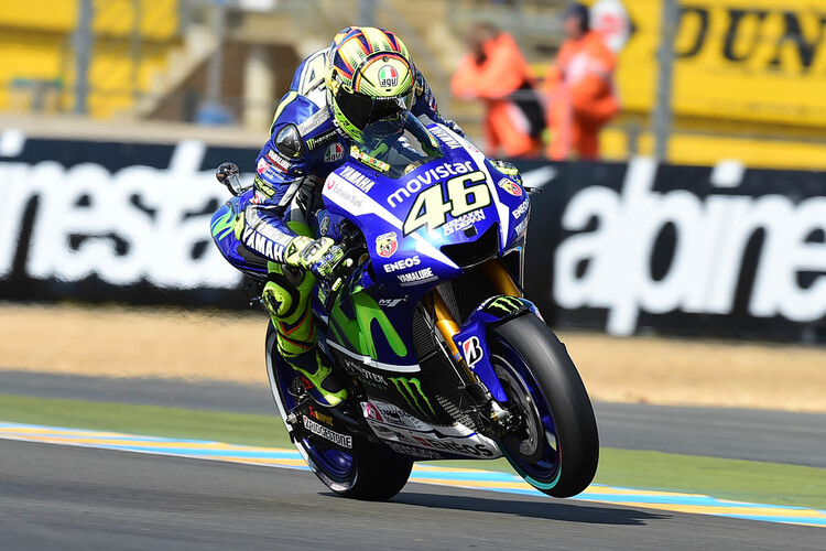 Valentino Rossi beim GP in Le Mans 2015