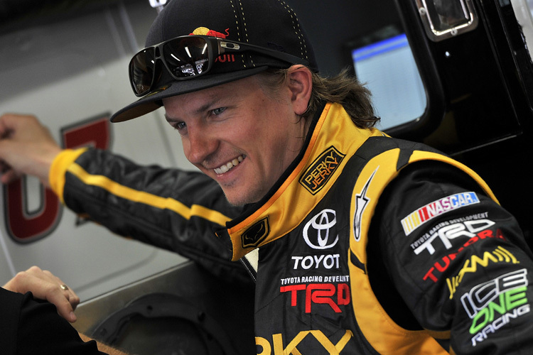 Kimi Räikkönen hatte bei seinen NASCAR-Auftritten viel Spass