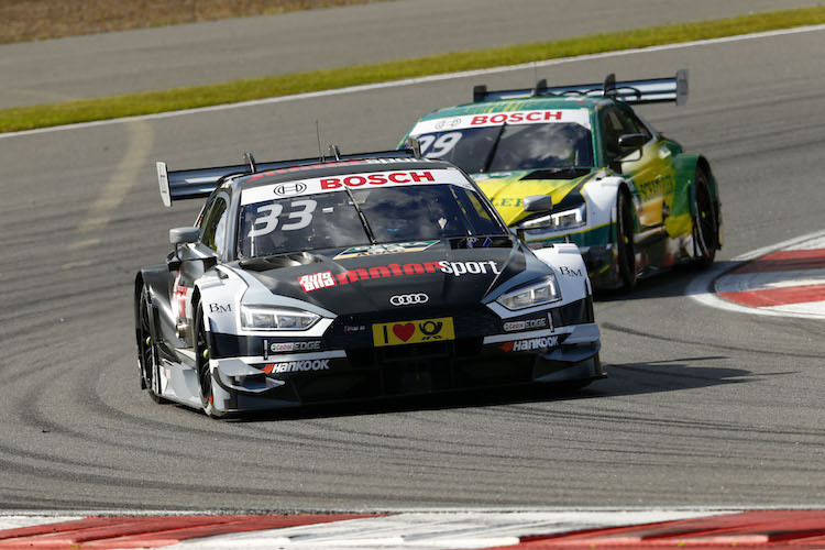 René Rast und Mike Rockenfeller in Moskau