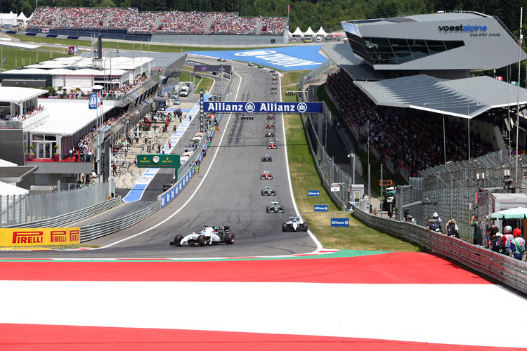 Der Österreich-GP 2014 fand vor vollen Rängen statt