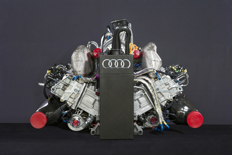 Der V6-Turbo-Diesel des Audi R18 e-tron quattro