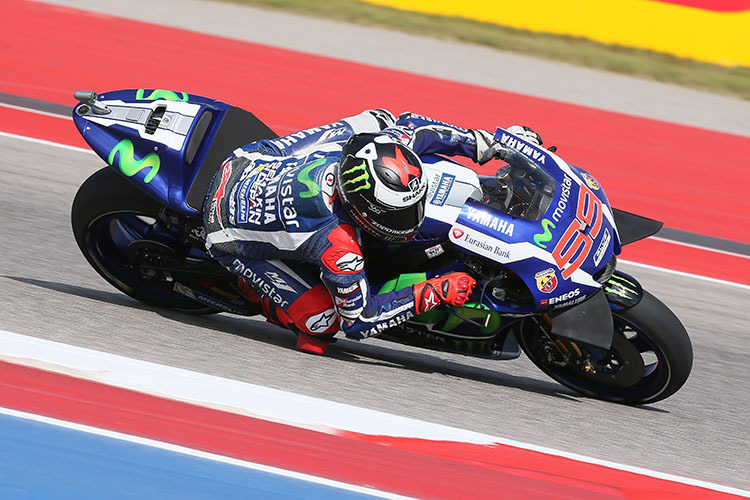 Jorge Lorenzo auf der Yamaha M1