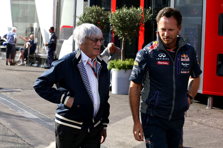 Bernie Ecclestone und Christian Horner verstehen sich eigentlich sehr gut