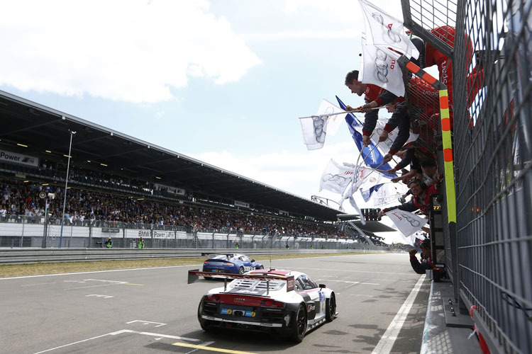 Audi siegte zum zweiten Mal nach 2012 beim 24-Stunden-Rennen