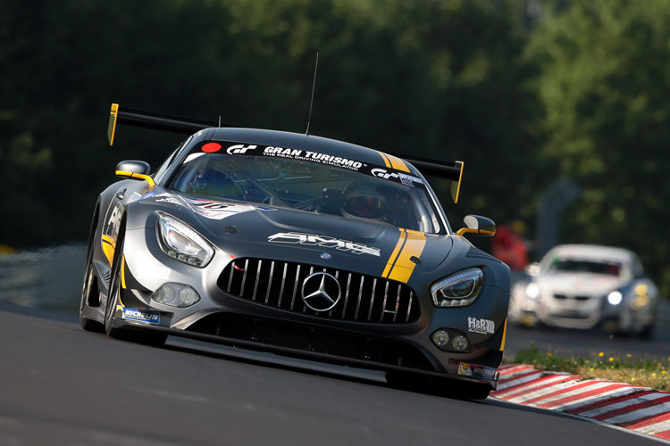 Der neue Mercedes-AMG GT3 beim Testeinsatz
