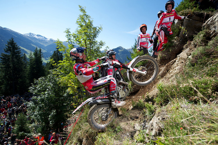 Trial Saalbach bot eine bildschöne Kulisse