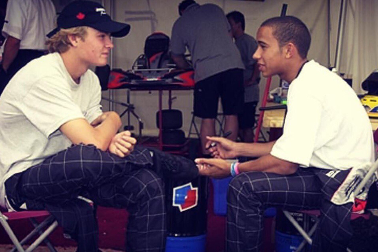 Nico Rosberg und Lewis Hamilton