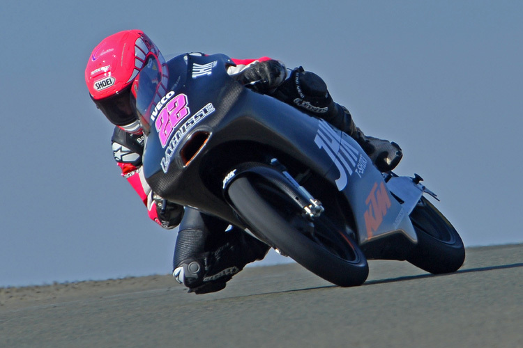 Ana Carrasco beim Test in Almeria