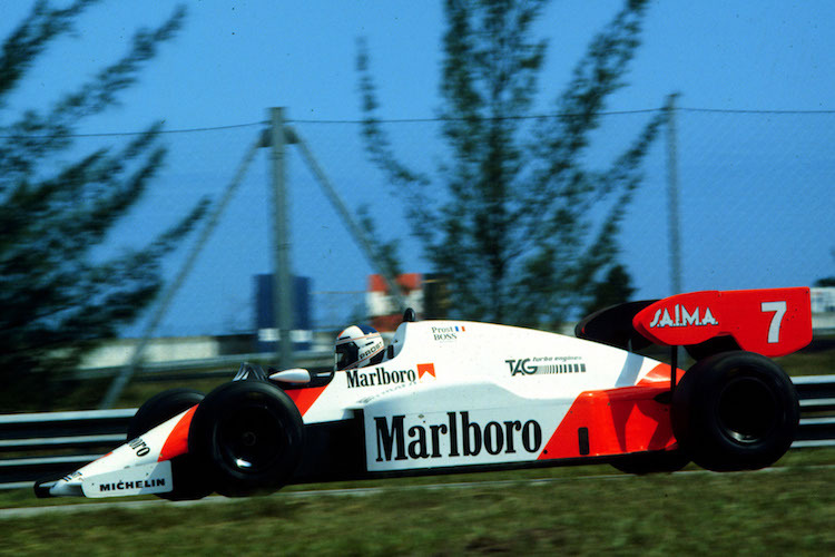 Alain Prost in Rio 1984